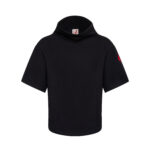 Stone-cold boy stand collar sweatshirt-style tee